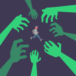 Surrounded by Zombies